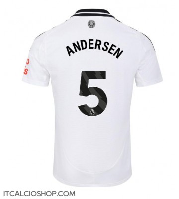 Fulham Joachim Andersen #5 Prima Maglia 2024-25 Manica Corta